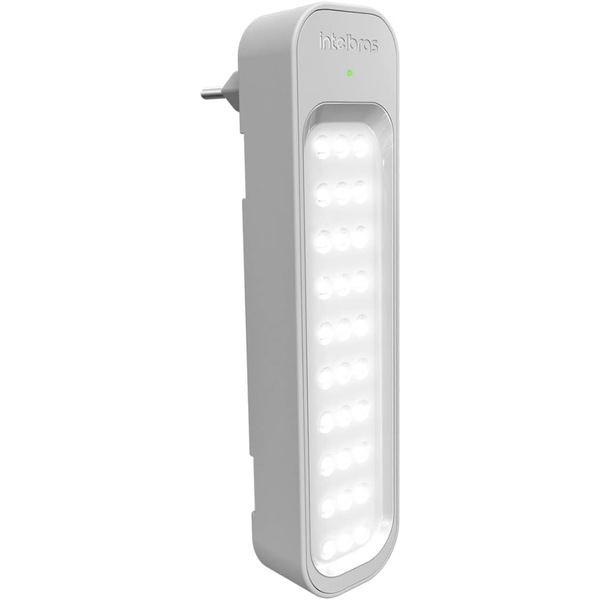 02 luminaria de emergencia intelbras 30 leds lea150