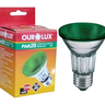 03 lampada par 20 50w 220v verde ourolux